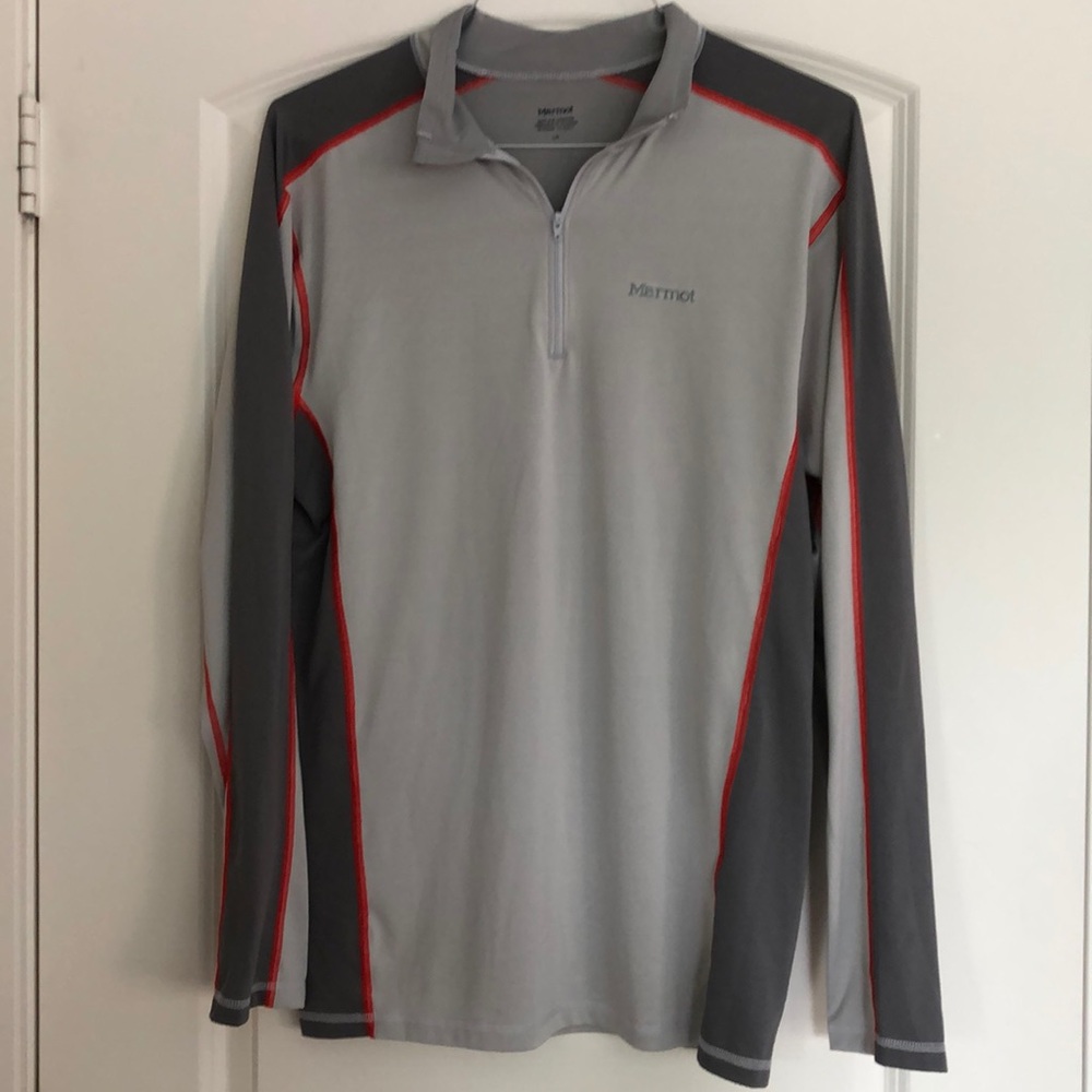 Marmot Men's Baselayer ½-Zip- Size L, grey